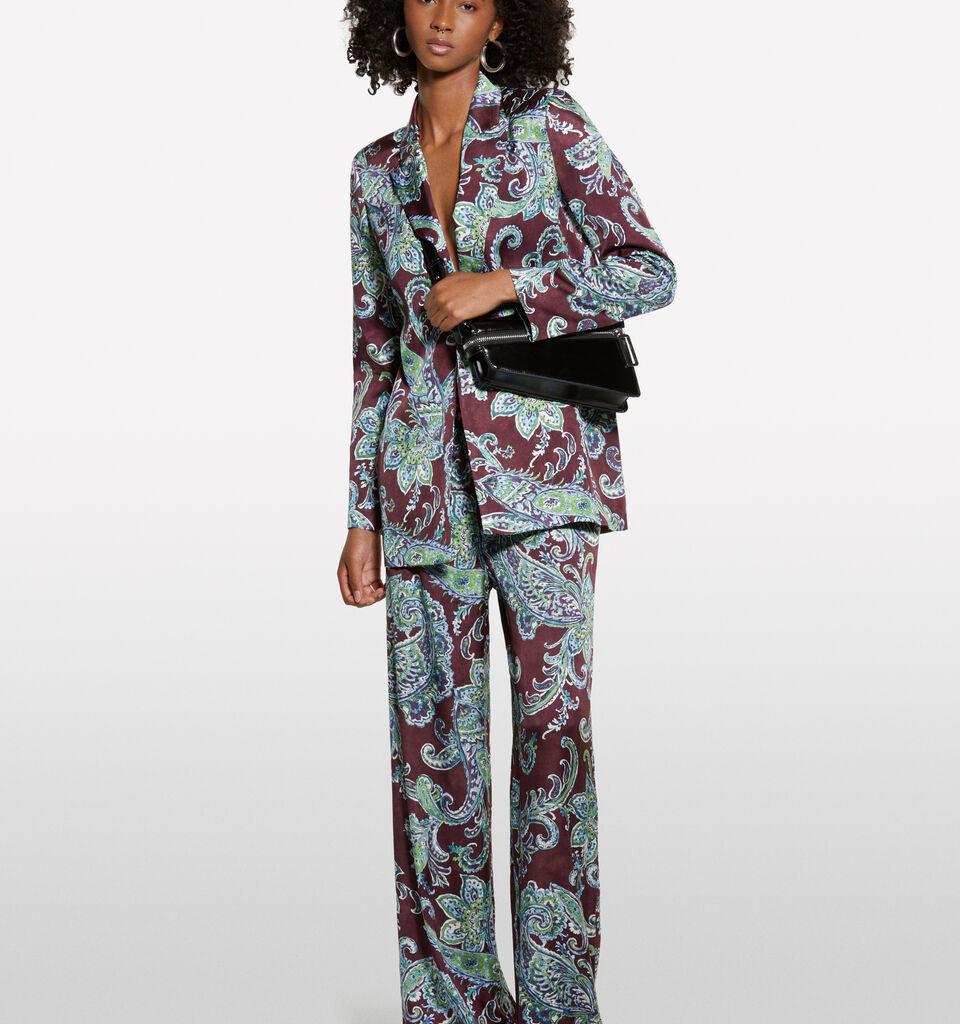 Offener Blazer mit Paisleymuster - blazer für damen - Multi-color | Sisley image number 1